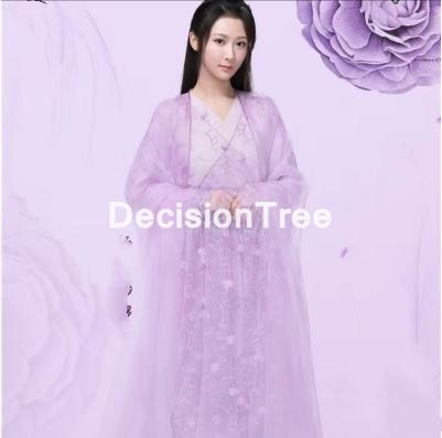 Изображение товара: 2022 старинный китайский костюм ханьфу с изображением медового санка, женский костюм для косплея, ТВ-шоу, китайская одежда ханьфу, китайские танцевальные платья