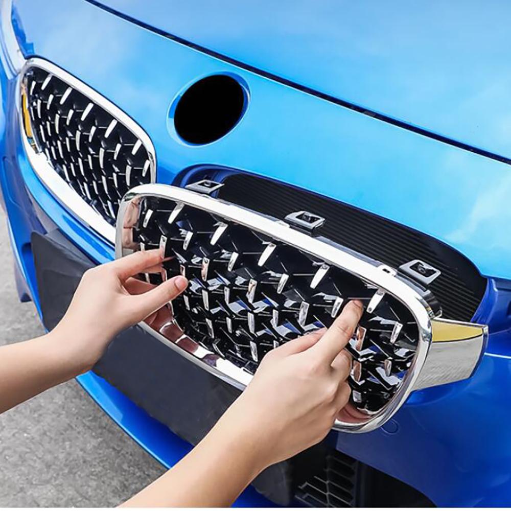 Изображение товара: Передняя Центральная решетка радиатора автомобиля, сменная Крышка для BMW 3 серии F30 F31 F35 2012- 2015 2016 2017 2018, сменные гоночные решетки