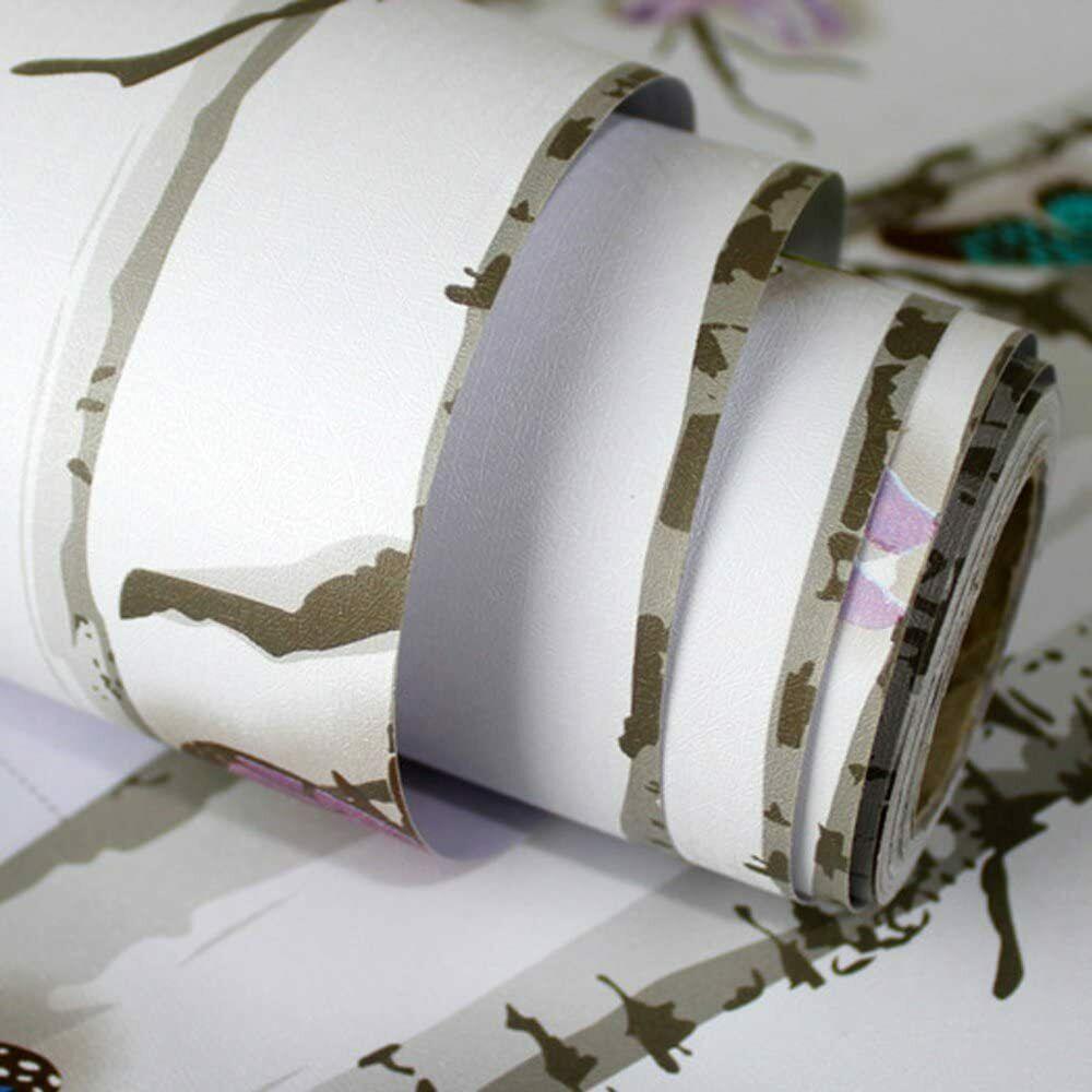 Изображение товара: Самоклеящаяся настенная бумага HaoHome в виде бабочки «сделай сам», пилинг и наклейка, контактная бумага для спальни, полки, ящика, декора