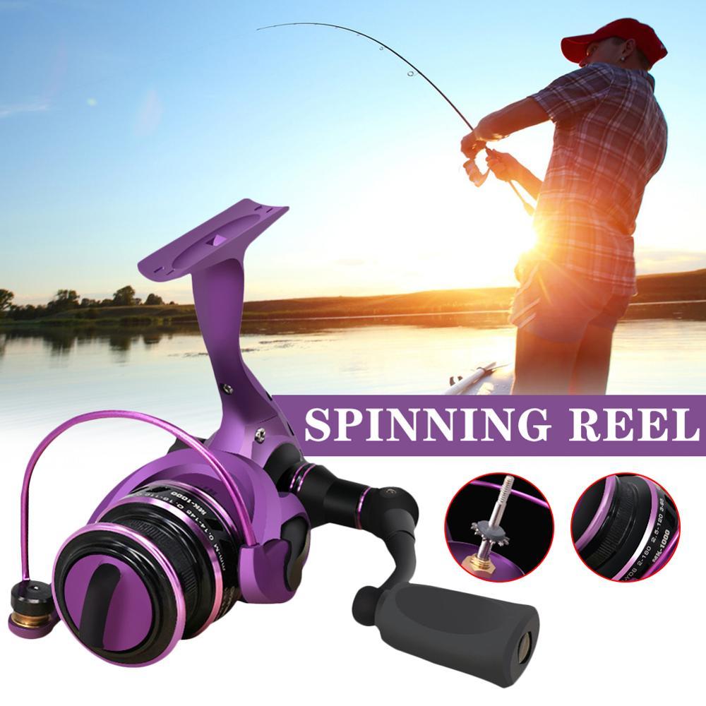 Изображение товара: Спиннинговое колесо без зазора, катушка для морской рыбалки, круглая Рыболовная катушка для лески, гладкое рыболовное колесо, длинная Рыбалка