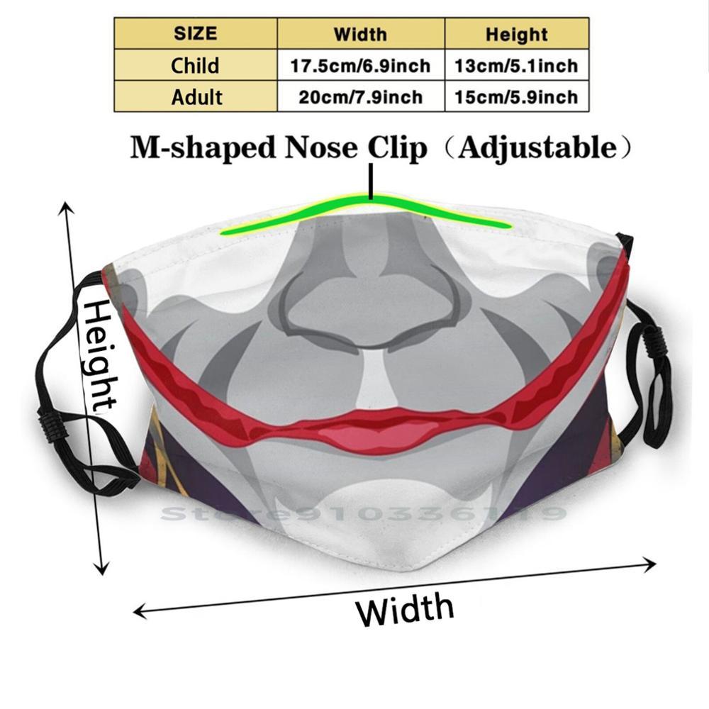 Изображение товара: Joker рот дизайн Пылезащитный фильтр для детей Joker рот комикс книга из комиксов культовый фильм Хоакин