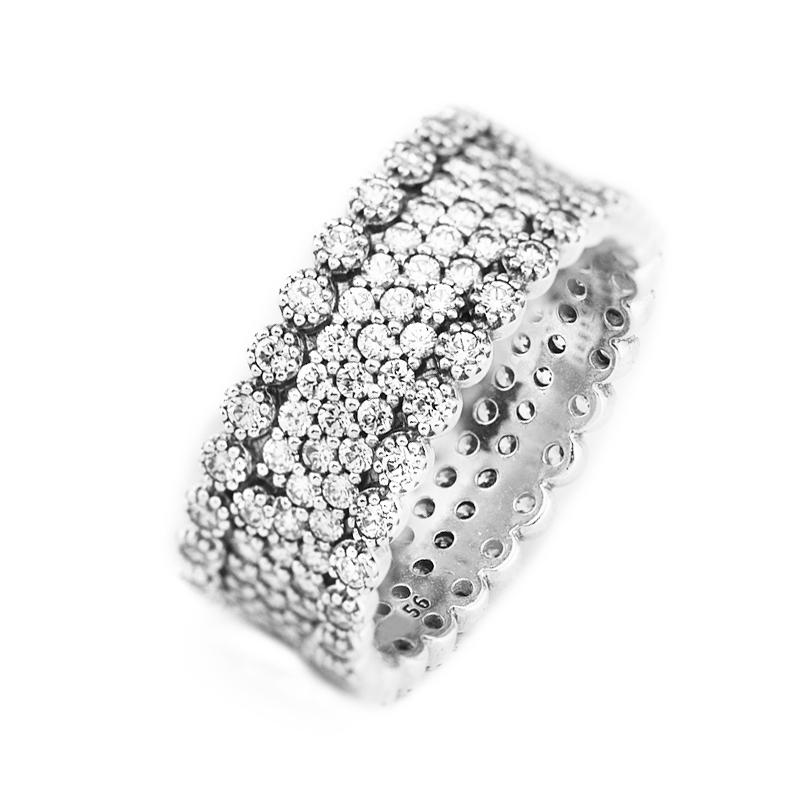 Изображение товара: CKK кольцо Роскошный сверкающий кольца для мужчин и женщин Anillos Mujer 925 Серебро 925 Свадебные украшения Aneis hombre