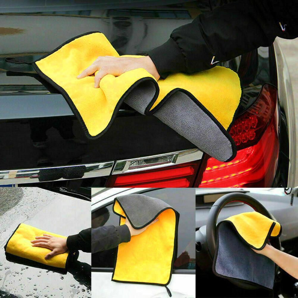 Изображение товара: Мягкая влагопоглощающая салфетка для мытья автомобиля, автомобиля, салфетка, очищающая тряпка, инструмент