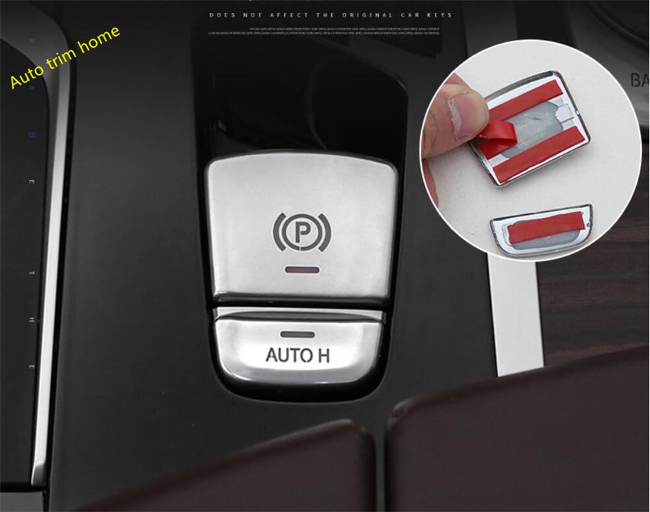 Изображение товара: Электрический стояночный ручной тормоз «P» + кнопка автоматического удержания, аксессуары, крышка для BMW 5 серии G30 530I 2017 - 2021