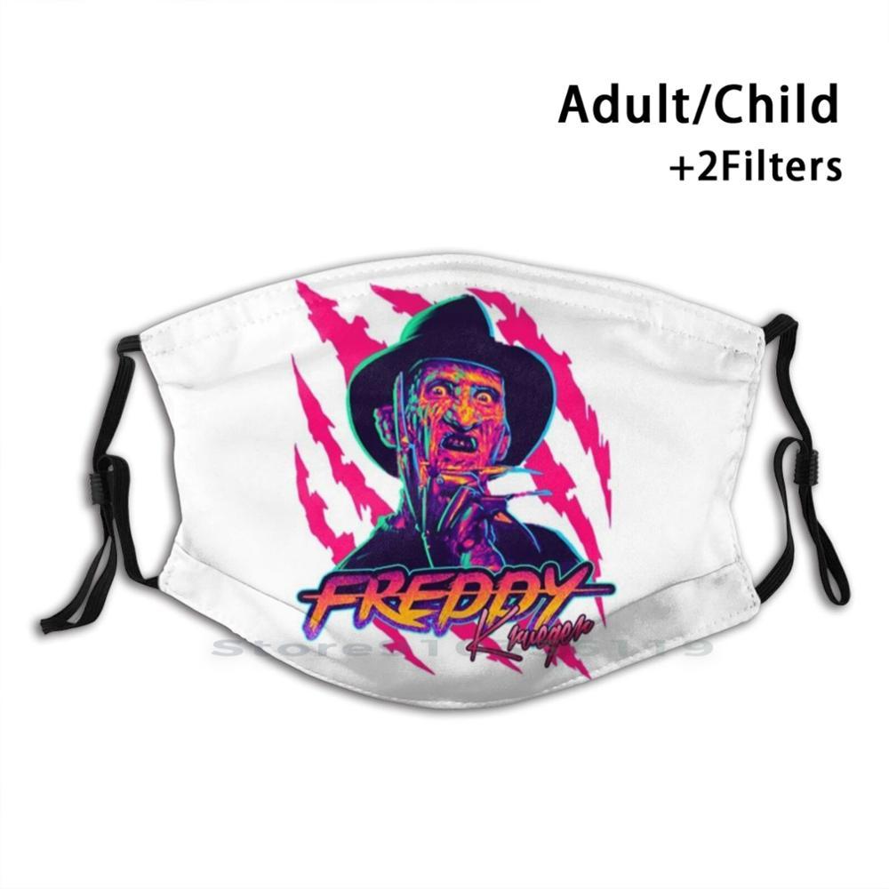 Изображение товара: Freddy Krueger Stayrad моющаяся забавная маска для лица для взрослых и детей с фильтром фотография Фредди Крюгер ужас круто