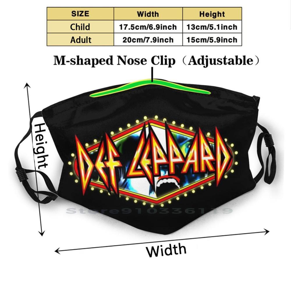Изображение товара: Многоразовый фильтр Pm2.5 для печати логотипов на ленте, маска для рта DIY, популярная любимая музыка для детей, американская музыка