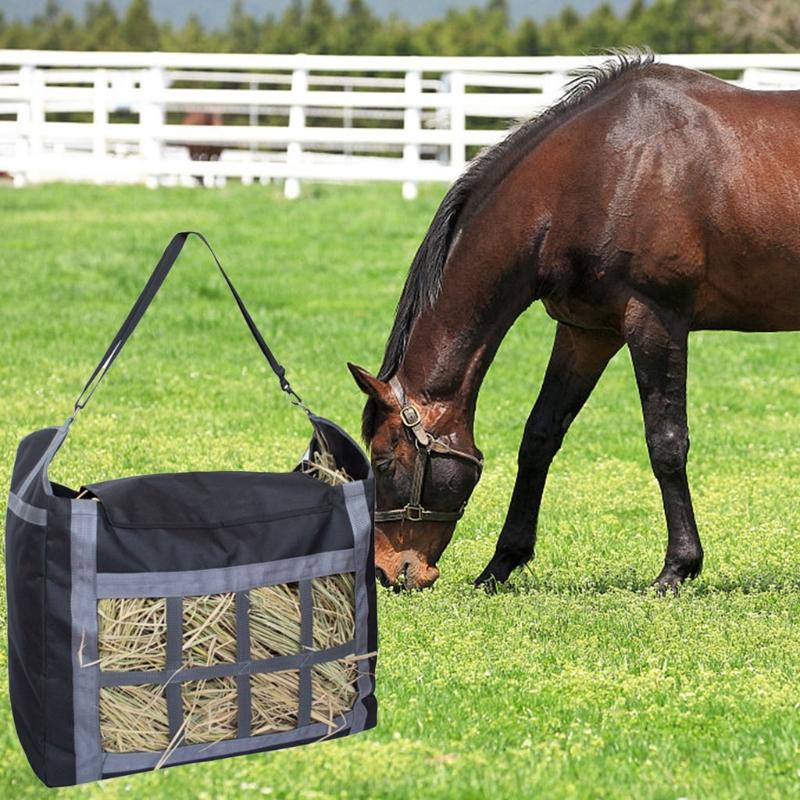 Изображение товара: Лошади Эй мешок Pet медленная кормушка для кормления Сумка-тоут для лошадей козы сено сумки для хранения