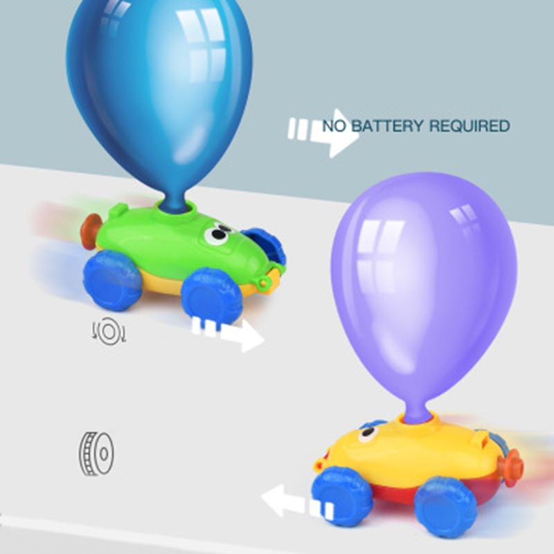 Изображение товара: 2020 Мощный воздушный шар, пусковая башня, игрушка-пазл, веселая образовательная инерция, воздушный шар, автомобиль, научная экспериментная игрушка для детей, подарок
