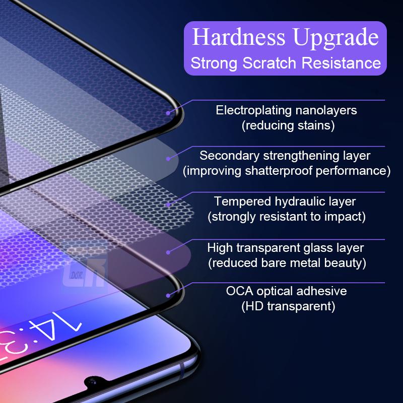 Изображение товара: Защитное стекло, закаленное стекло для Xiaomi Poco x3 nfc F2 M2 A3 9t 10 lite redmi 9c 9a note 8 7 5 9s 8t k30 pro