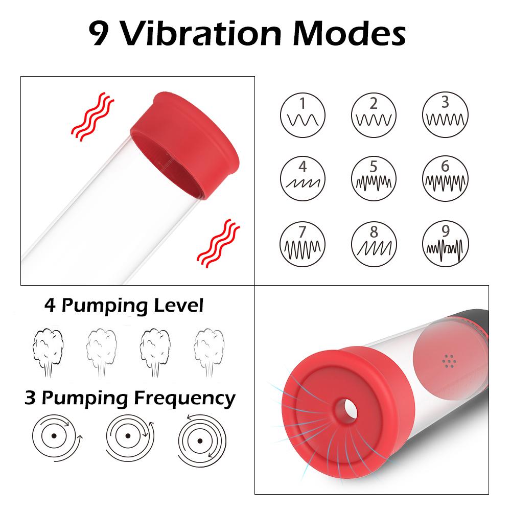 Изображение товара: Увеличение пениса, мужской t-усилитель, электрический насос для пениса, секс-игрушки для мужчин, Мужской мастурбатор, удлинитель пениса, вакуумный насос для пениса