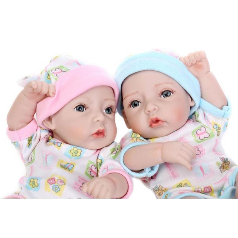 Изображение товара: 11 дюймов 28 см Прекрасный перерожденные куклы мальчиков, девочек для детей ясельного возраста реалистичной Реалистичная силиконовая кукла новорожденный игрушка в подарок