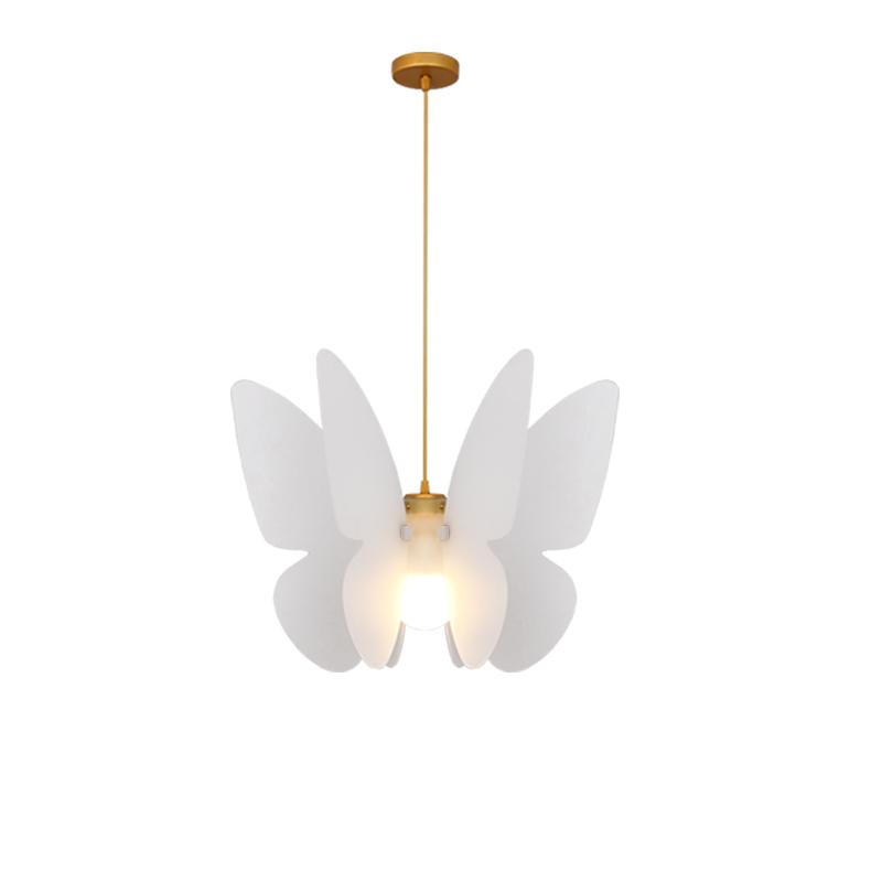 Изображение товара: Современная люстра с креативной индивидуальностью, простой светильник в виде бабочки для ресторана, учебного искусства, для магазина одежды, спальни, прикроватная лампа в скандинавском стиле