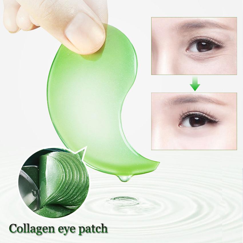 Изображение товара: Увлажняющая маска для глаз с гиалуроновой кислотой, 60 шт., кристально коллагеновая гелевая маска для ухода за кожей глаз