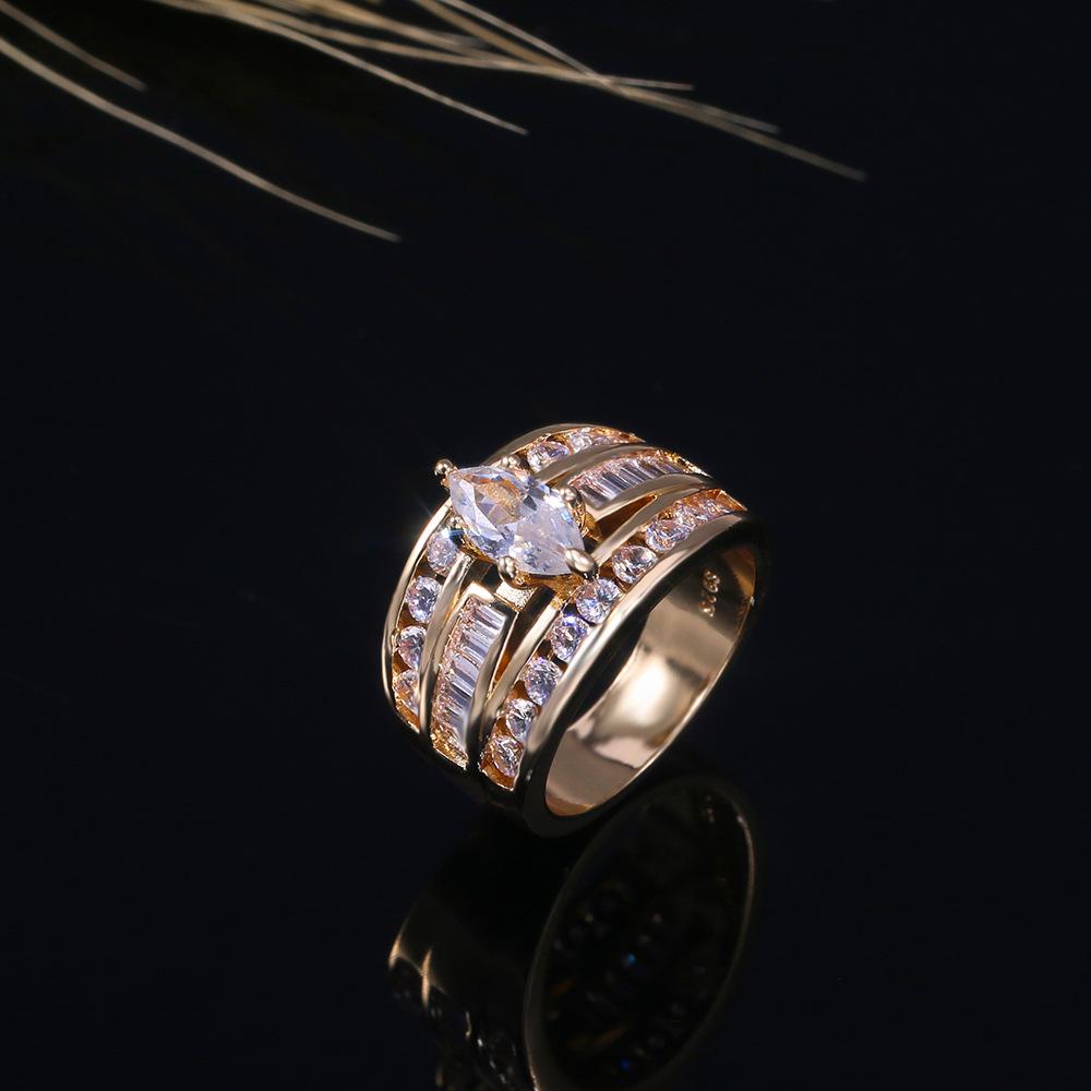 Изображение товара: Модные обручальные кольца Milangirl для женщин, ювелирные изделия для вечерние, роскошные свадебные кольца с инкрустацией из фианита, женские кольца