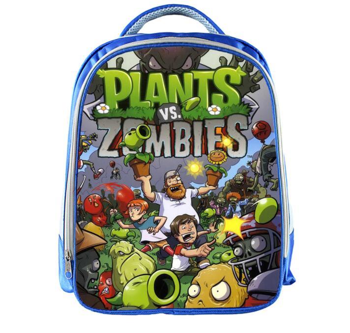 Изображение товара: Новый Школьный Рюкзак Plants vs Zombies для девочек и мальчиков, школьные сумки для учеников начальной школы, детские рюкзаки с рисунками из мультфильмов