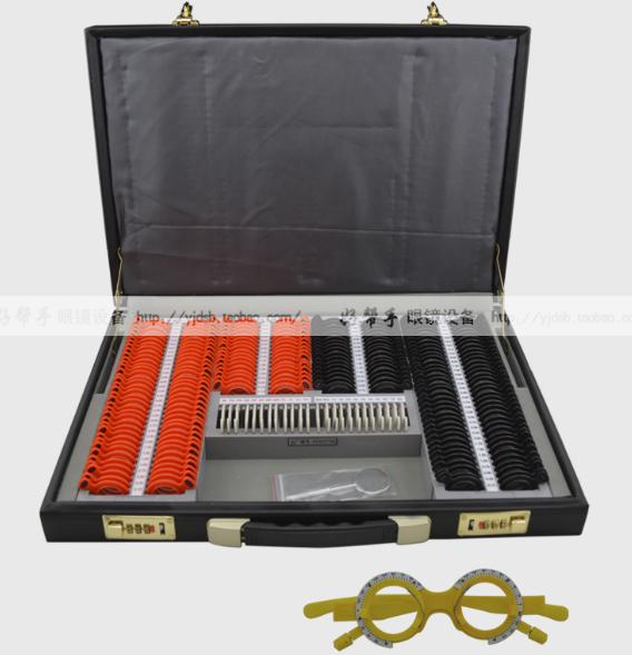 Изображение товара: Оптометрическая вставная коробка Huahui 232, линза, фотодиск, пластиковое кольцо, оптометрическая линза, оборудование для оптиметрии очков