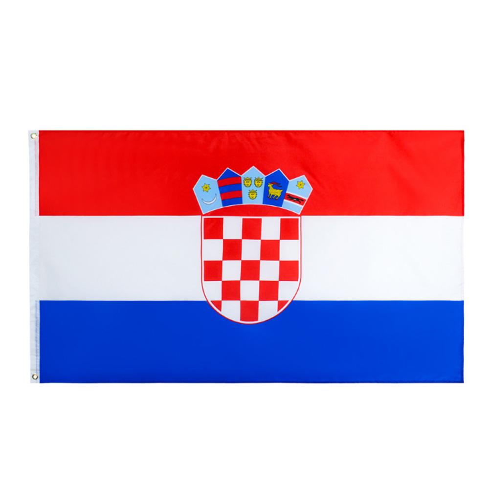 Изображение товара: 90*150 см, хорватский флаг, флаг, Европейский Флаг, Европейский Флаг, новый подвесной, украшение для дома, мода