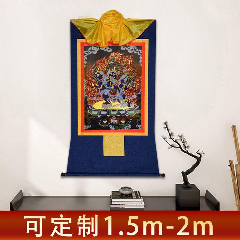Изображение товара: 35 см Тибетский буддизм пуба Ваджра статуя Будды танка печать прокрутки