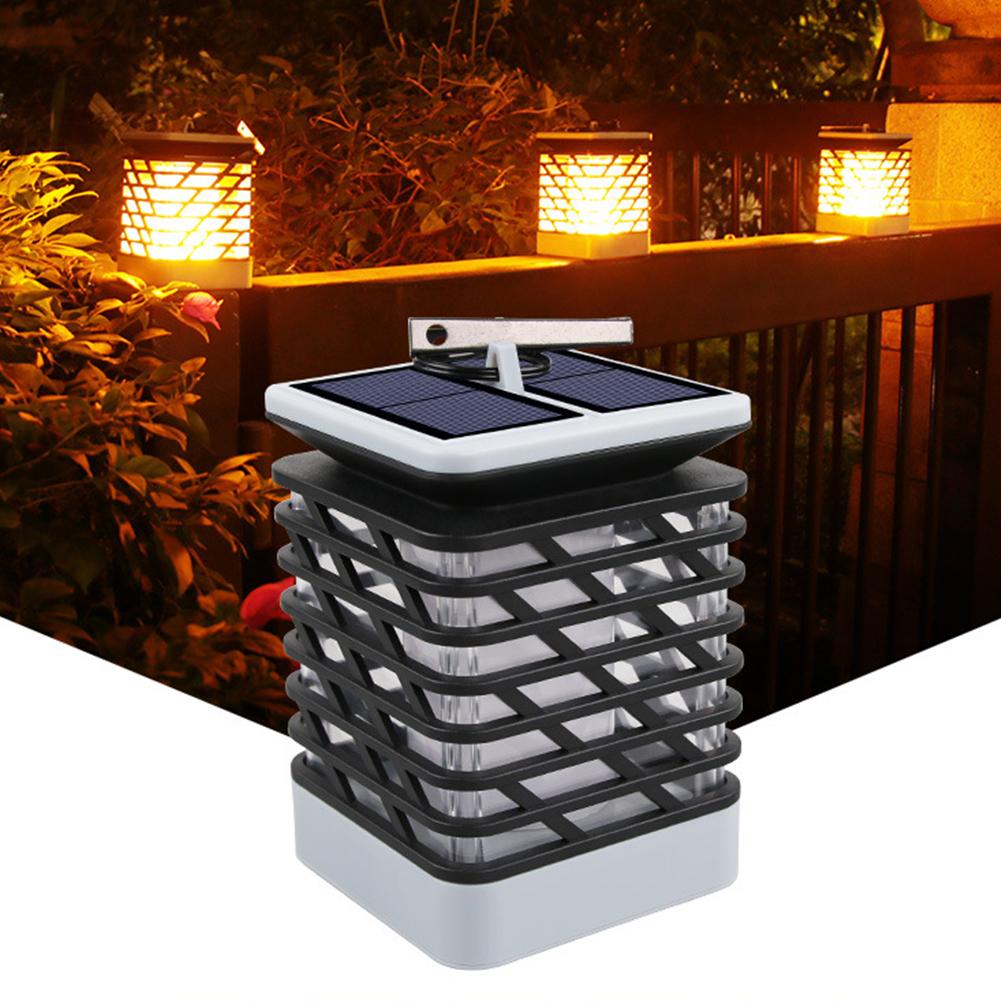 Изображение товара: LED Solar Flickering Flame Torch Light Waterproof IP55 Outdoor Garden Lamp Courtyard Balcony Landscape Decors 75 LEDs