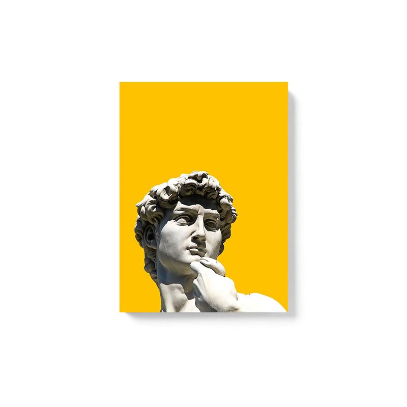 Изображение товара: Скульптура Давида Микеланджело, холст, живопись, Декор, настенное искусство, картины для кабинета, дома, гостиной, украшение, печатные плакаты