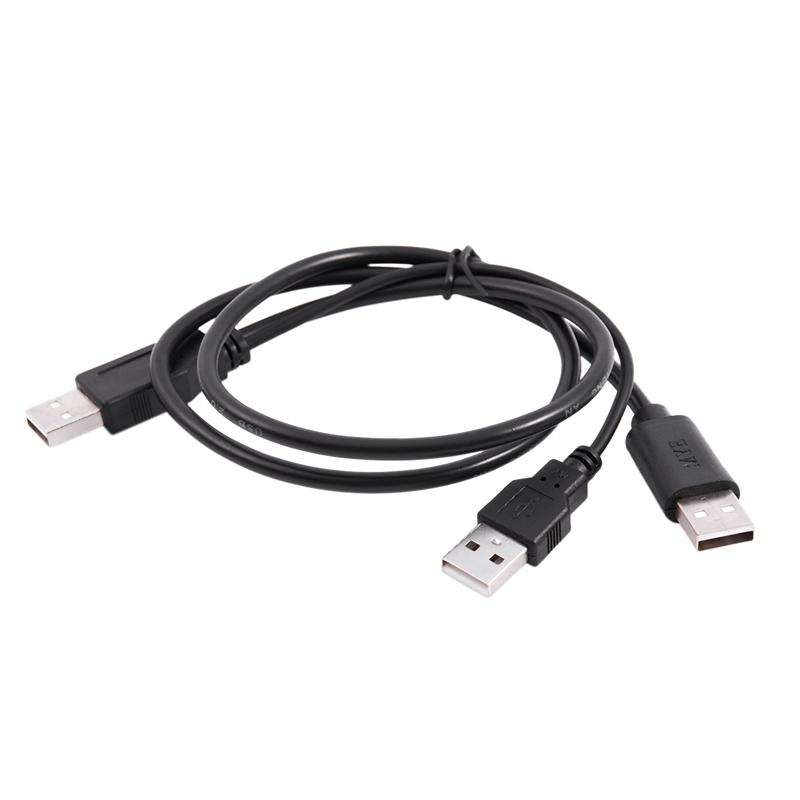 Изображение товара: Usb-кабель 2,0 типа A с двумя разъемами USB A и Y