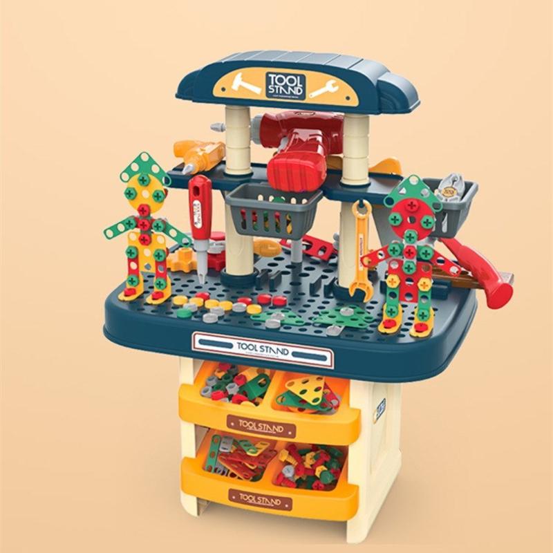 Изображение товара: Набор инструментов для ремонта детских игрушек, электрическая дрель, двусторонний шуруповерт, игрушки для детей