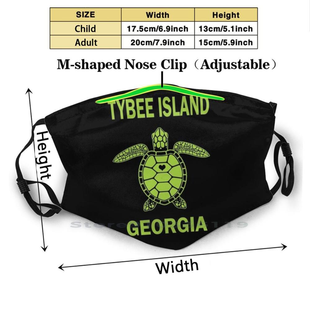 Изображение товара: Многоразовая маска с принтом черепахи Pm2.5 фильтр маска для лица детская Черепаха Морская черепаха тварь подводный мир подводная дикая природа