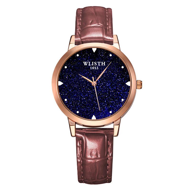 Изображение товара: OMHXZJ W175 звездное небо яркий классический модный тренд Корейская версия Алмазный Водонепроницаемый оригинальный кварцевый механизм Женские часы