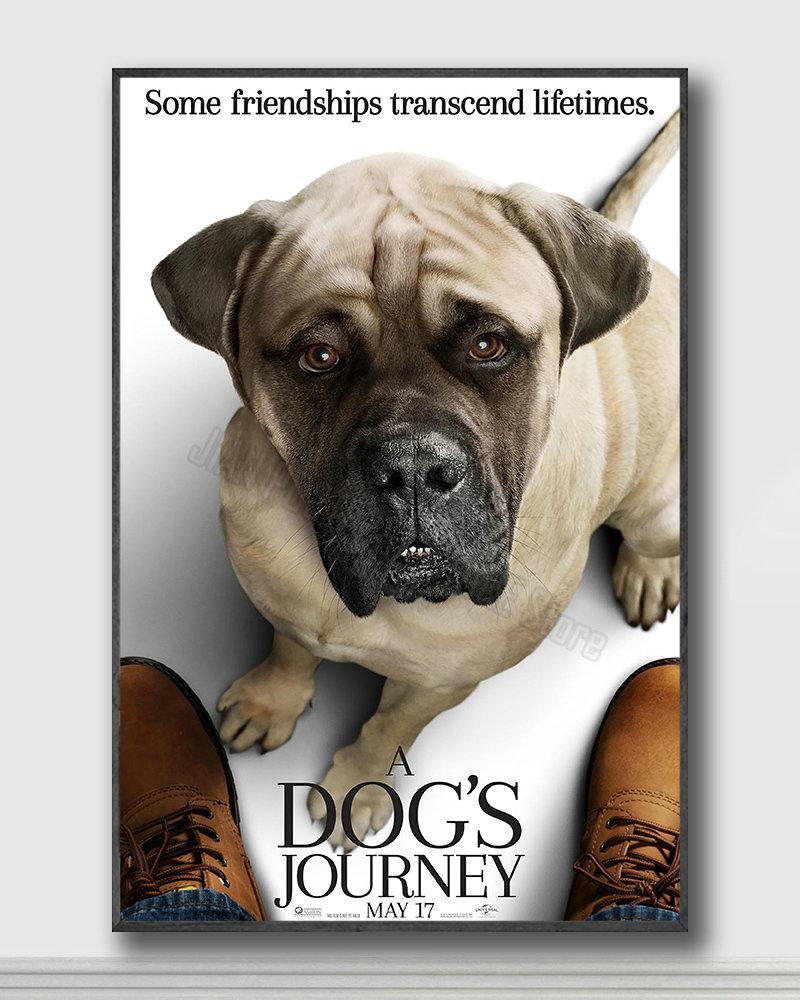 Изображение товара: NJ225 A Dog's Journey фильм 2 Шелковые Плакаты и принты настенные художественные плакаты домашний декор