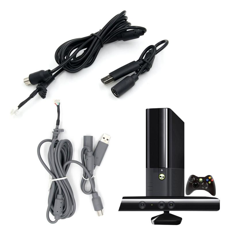 Изображение товара: Высококачественный 4-контактный кабель USB + отрывной адаптер для замены проводного контроллера Xbox- 360