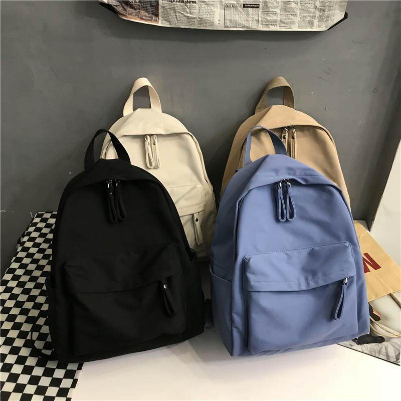 Изображение товара: Водонепроницаемый нейлоновый женский рюкзак, модные удобные школьные ранцы для девочек-подростков, дорожные сумки для книг
