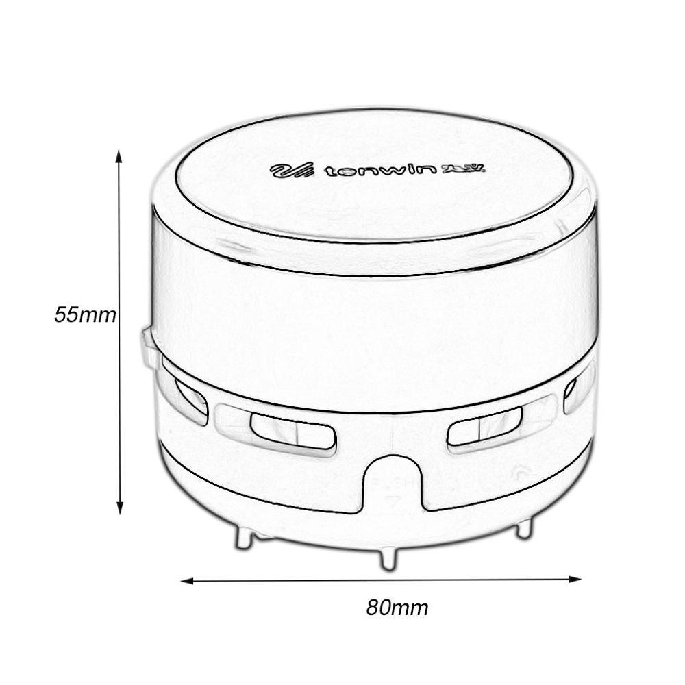 Изображение товара: Настольный мини-пылесос, портативный, простой в использовании, для дома и офиса