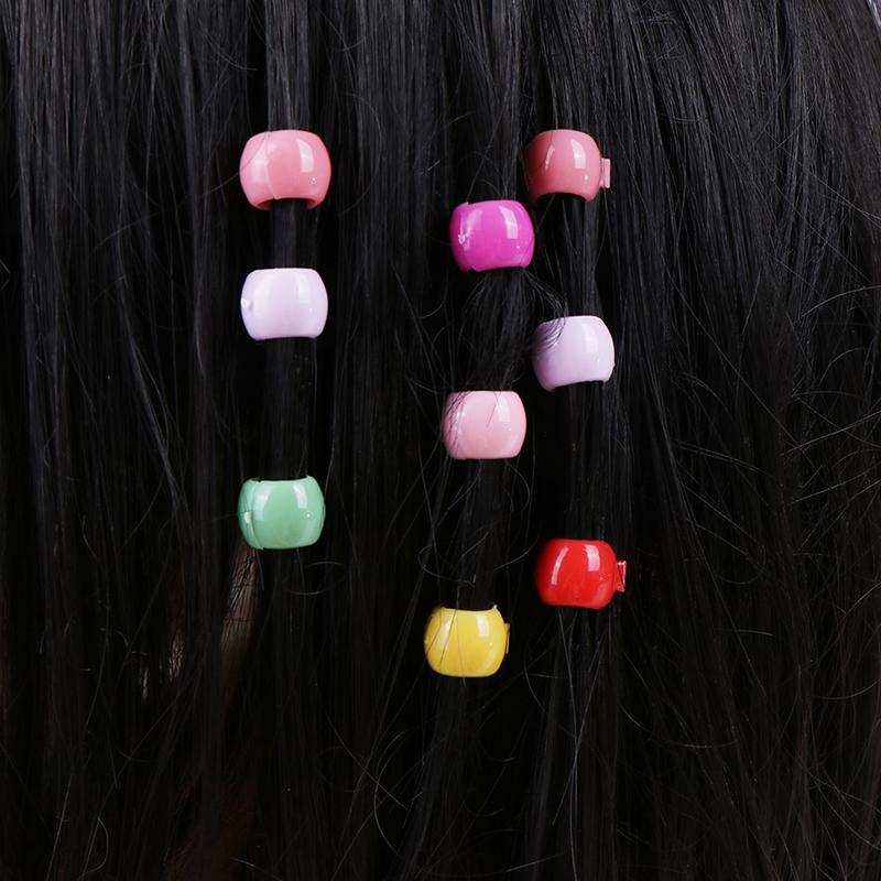 Изображение товара: 100 шт. мини заколки для волос для женщин и девушек симпатичные пластиковые заколки карамельных цветов приспособление для косичек аксессуары для волос