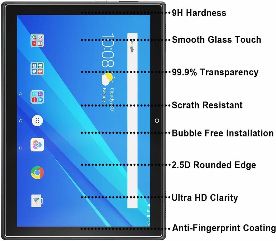 Изображение товара: Взрывозащищенное Закаленное стекло для защиты экрана для Lenovo Tab 4 10