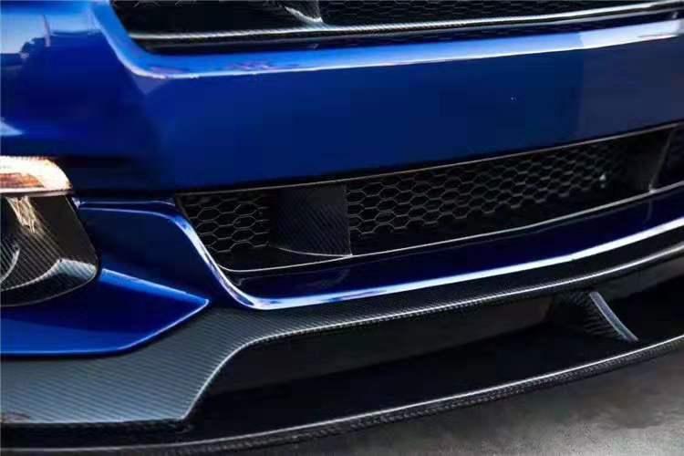 Изображение товара: Автомобильный диффузор для переднего бампера из углеродного волокна, подходит для Ford Mustang 2015 2016 2017