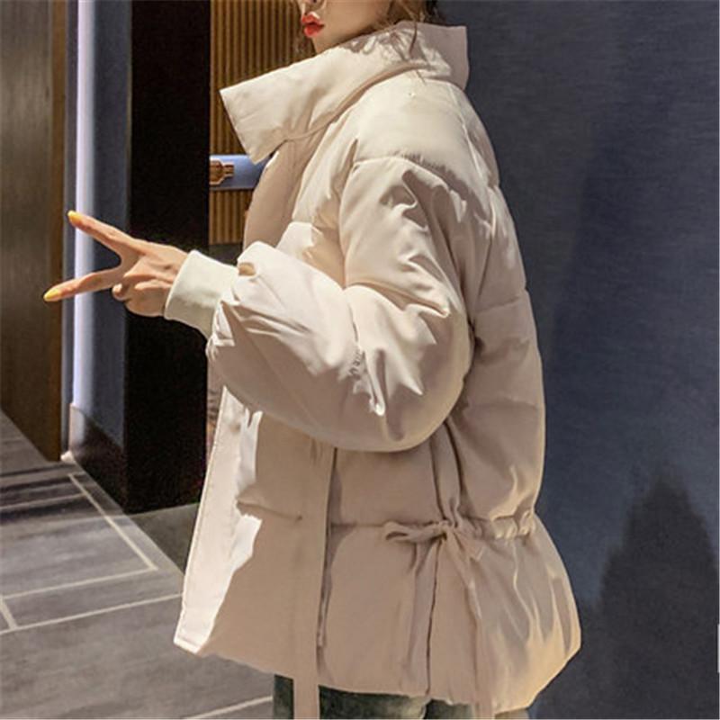 Изображение товара: Куртка женская зимняя на хлопковом подкладе, свободная короткая, в Корейском стиле, B629, 2022