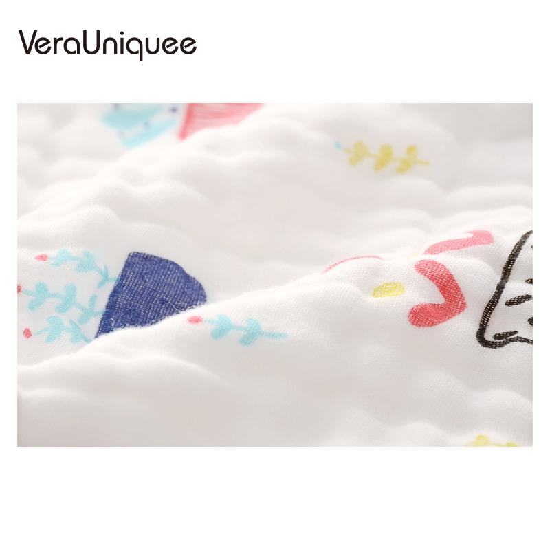 Изображение товара: Нагрудник для мальчиков и девочек VeraUniquee, слюнявчик, мягкий и легко сворачиваемый, слюнявчик для кормления новорожденных, с изображением животных, для детей