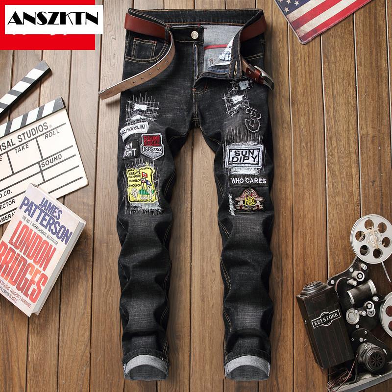 Изображение товара: Новое поступление, мужские наружные защитные брюки ANSZKTN для езды по пересеченной местности, мужские прямые классические деловые джинсы
