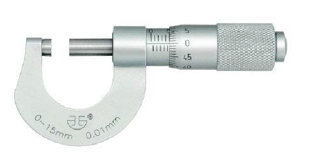 Изображение товара: 0-15 мм миниатюрный внешний микрометр 0-0,6 дюйма 0,01 мм Мини микрометр