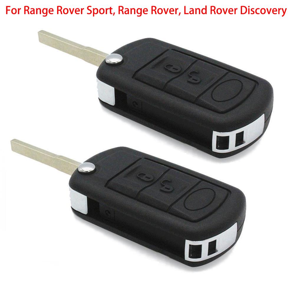 Изображение товара: 2шт 3 кнопки дистанционного ключа оболочки для Range Rover LR3 2005 2006 2007 2008 2009 K4/C4 Для Land Rover Range Rover 2005-2011 чехол для ключей