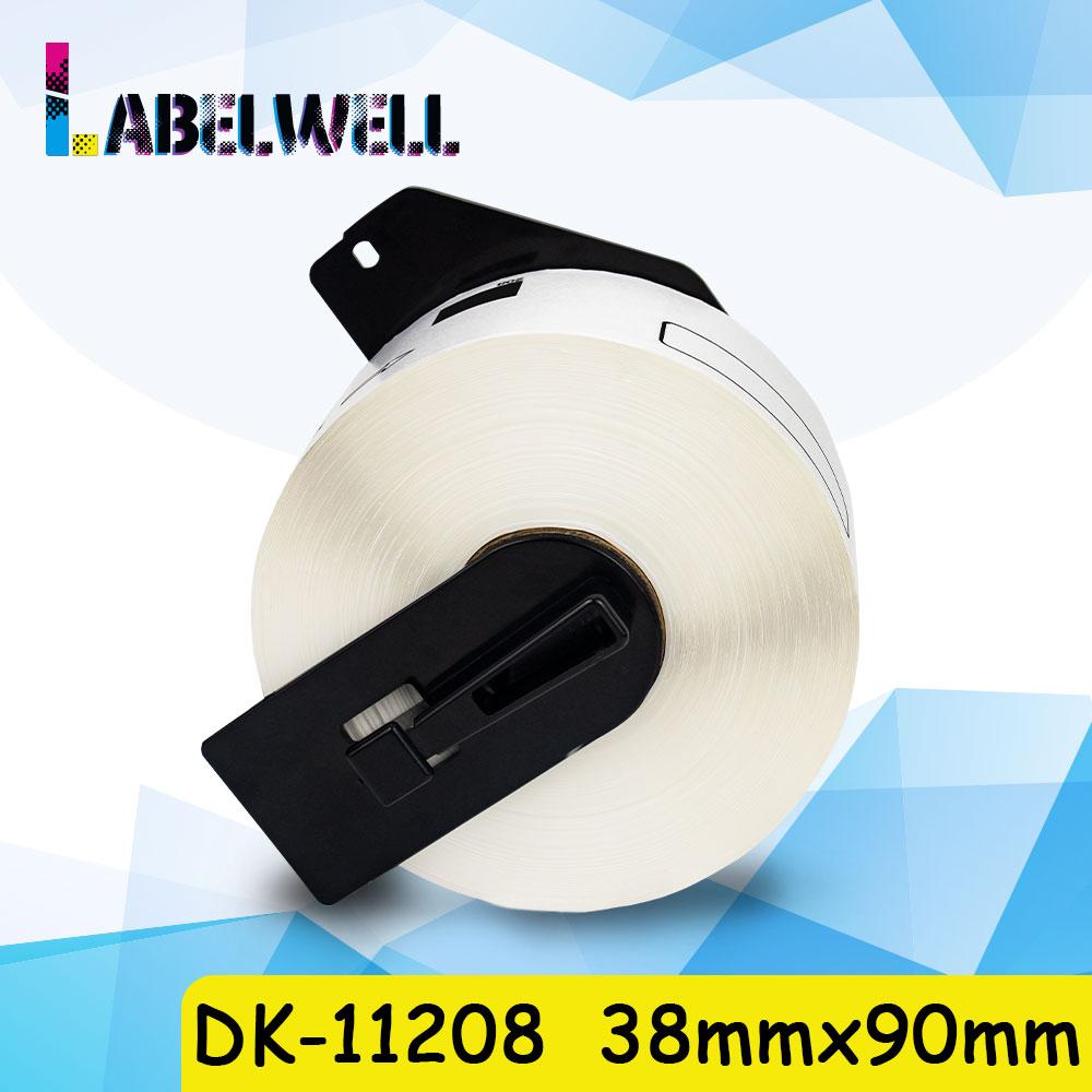 Изображение товара: Этикетка Labelwell, 1 рулон, DK11209, совместимая с DK-11209 DK, 11209, DK label DK-22210, 11201, 11203для Brother QL-550, QL-1050N, QL-800