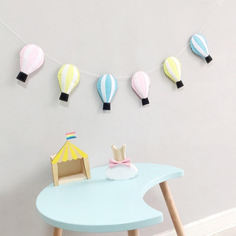 Изображение товара: Ins Nordic Flet воздушный шар, гирлянда, украшение для детской комнаты, Настенное подвесное украшение, детская кровать, палатка, струна, декор для детской комнаты