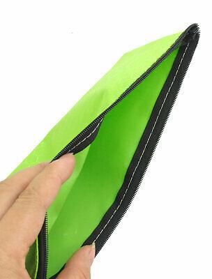 Изображение товара: ПВХ холст застежка-молния косметические бумажные ручки, карандаши, Канцтовары, сумка чехол зеленый