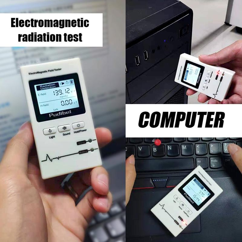 Изображение товара: Портативный портативный профессиональный EMF измеритель электрическое излучение детектор электрическое волновое тестер излучения