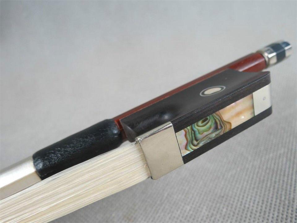 Изображение товара: 1 шт. Улучшенная сбалансированная бразильская древесина 4/4 виолончель лук, черная лягушка #8614