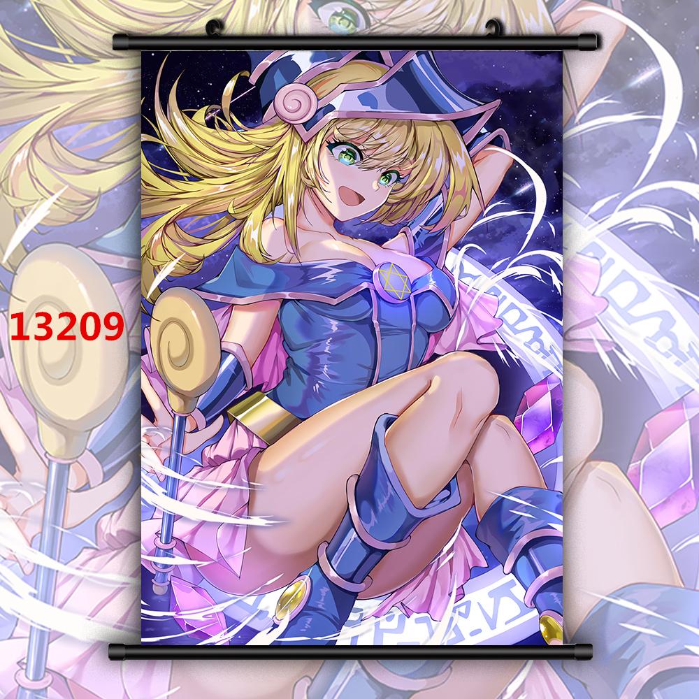 Изображение товара: Yu-Gi-Oh Дуэль монстров темная волшебная девушка HD Печать настенный постер свиток