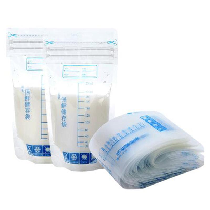 Изображение товара: 30 шт., сумка для хранения молока для младенцев, детские сумки для хранения грудного молока, 250 мл, безопасные сумки для кормления грудного молока для матери и ребенка