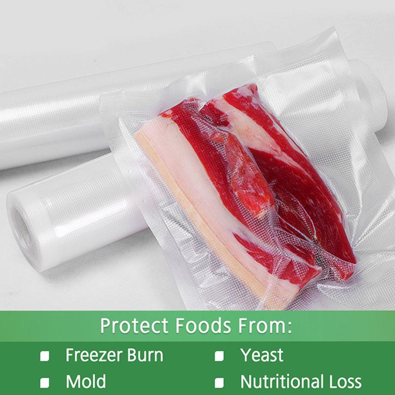 Изображение товара: Вакуумные пакеты для пищевых продуктов, тисненые, без бисфенола А, T131, 2 рулона