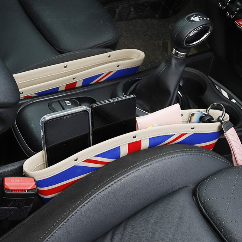 Изображение товара: Коробка для хранения для автомобильного сиденья из искусственной кожи для Mini Cooper S JCW R56 R50 F56 R53 F55 R60 F54 R57 R58 R59 F57 F60 Clubman One