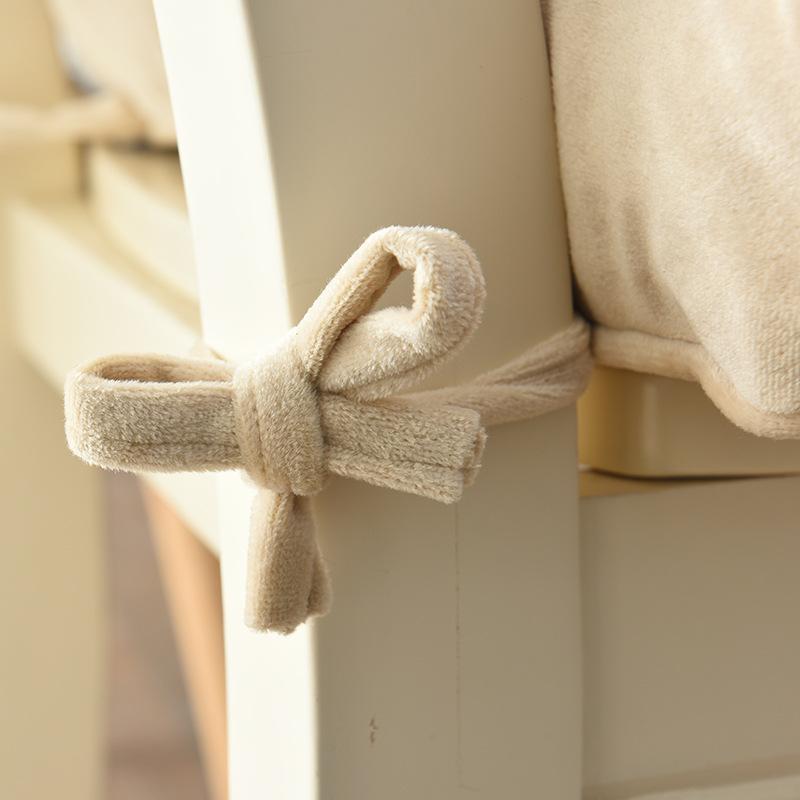 Изображение товара: Квадратная подушка для стула, утолщенный коврик для сиденья с ягодицами, может крепиться на стул, столовое кресло, дышащая подушка для сиденья, коврик для домашнего сиденья